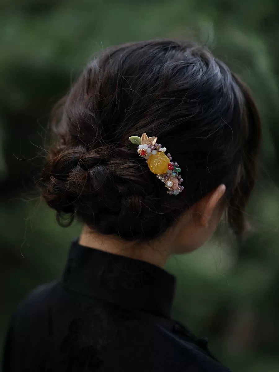 Natural Crystal Hairpin