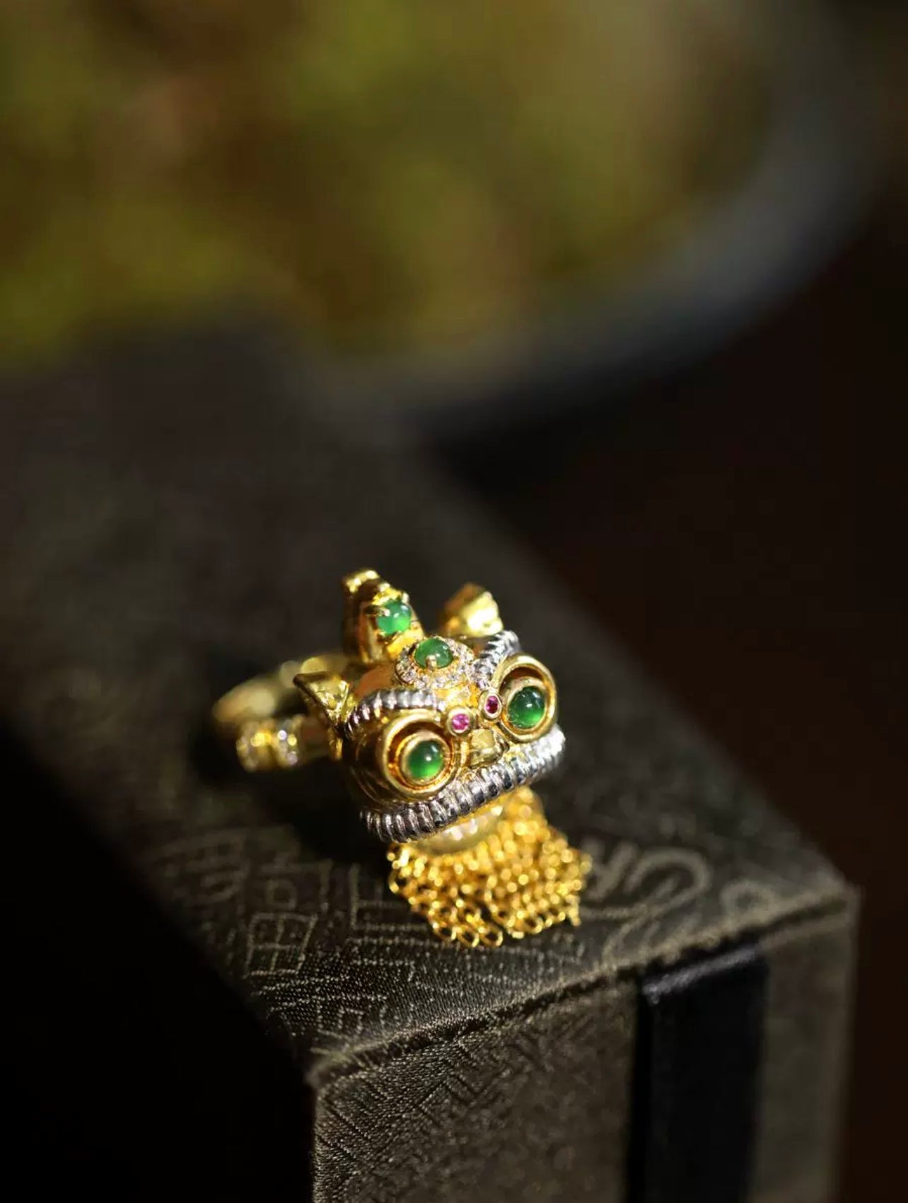 Chinese Lion Shape Ring